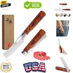 440A Stainless Steel Super Sharp Japanese Pocket Folding Chef Knife Peeling U.... Fixed Price $34.39.
