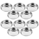 Doitool Small Round Stainless Steel Appetizer Plates, Metal Dishes, Reusable,.... Fixed Price $18.15.