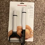 Kitchenaid 2-PIECE Set Julienne & Euro Dishwasher Safe White. Fixed Price $19.00.