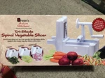 Helen Asian Kitchen Spiral Vegetable Slicer With Suction Base, 3 Blades. Fixed Price $16.00.