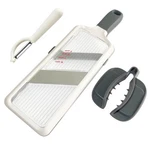 Brvnpily Handheld Mandoline Slicer With Food Holder 11.6 X 4 2 Inches, Gray. Fixed Price $14.63.