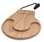 Prodyne 912B Round Beechwood Cheese Slicer Server Tray. Fixed Price $36.23.