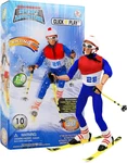 New - 12 Action Figure Skier Doll, 6:1 Click Play Skiing Last One Available. Fixed Price $95.00.