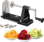 4-BLADE Spiralizer Vegetable Slicer And Curly Fries Maker, Stronger Than All Pla. Fixed Price $34.89.