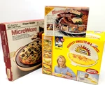 3-VTG As Seen Tv Cooking Micro Ware Omelet Maker/crisper/bloom-a-onion Nos. Fixed Price $33.24.