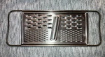 Vintage Ekco Usa Stainless Steel Hand Held Flat Grater Slicer Shredder. Fixed Price $11.75.