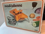 Mouli-julienne Disc Slicer Shredder Grater France Cream Vintage Moulinex 445. Fixed Price $49.99.