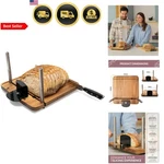Bread Slicer Adjustable Width Thickness Stainless Steel Guides Knife. Fixed Price $138.32.