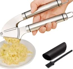 Sunkuka Premium Garlic Press Set - Large Capacity Stainless Steel. Fixed Price $15.10.