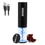 Cokunst Electric Wine Opener, Rechargeable + Foil Cutter, Black. Fixed Price $38.99.