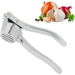 Stainless Steel Garlic Press Crusher Ginger Mincer Peeler Squeezer Kitchen Tool. Fixed Price $10.25.