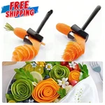 Spiral Peeler Creative Fruit & Veggie Rotating Flower Cutter Kitchen Tools. Fixed Price $6.89.