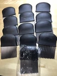 13 - Crinkle Cutters French Fry Slicer Salad Chopping Knife Vegetable Steel Lot. Fixed Price $35.99.