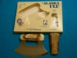 Nm Vintage Alaska Ulu Factory Usa Hunting Skinning Knife Knives Whaling Blubber. Fixed Price $29.99.