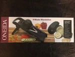 Oneida Slicer V-blade Mandoline, Black. 5 Slicing Options. Fixed Price $25.00.