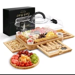 Charcuterie - Cheese Set, With Lid, Gifts For .... Fixed Price $85.00.