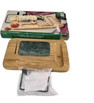 Lipper International Inc Oak&green Marble Cheese Slicer 16"W X 10"D. Fixed Price $16.99.