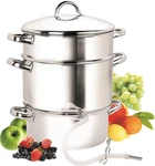 Cook Home 11-QUART Stainless Steel Fruit Juicer Steamer, 28CM. Fixed Price $136.45.