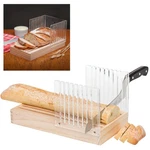 Wood Bread Slicer Guide Kitchen Tool Loaf Toast Cutter Mold Slicing Cutting Gift. Fixed Price $19.14.