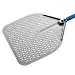 Gi.metal Azzurra Rectangular Perforated Anodized Aluminum Pizza Peel 13"/47". Fixed Price $120.00.