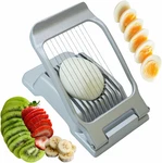 Egg Slicer, Stainless Steel Wires, Heavy Duty Aluminum Alloy, Dishwasher Safe. Fixed Price $26.99.