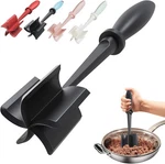 Upgrade Meat Chopper, Heat Resistant Masher For Hamburger, 1 Pack-black. Fixed Price $13.24.