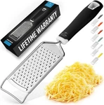 Zulay Kitchen Cheese Grater Stainless Steel Durable Rust-proof Metal Lemon Zeste. Fixed Price $18.36.
