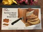 Nib Dbtech Bamboo Wood Compact Foldable 3 Size Bread Slicer-great Gift. Fixed Price $18.29.