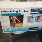 Commercial Heavy Duty French Fry Cutter With 3/8" And 1/2" Inch Cutting Frame. Fixed Price $70.00.