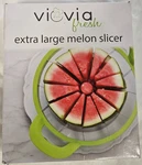 Viovia Extra Large Watermelon Slicer, Stainless Steel Cutter Durable Easy Grip. Fixed Price $17.95.