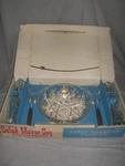 New Vintage Anchor Hocking Early American Prescut 9 Pc. Salad Maker Set #700/754. Fixed Price $55.99.