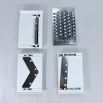 The Pampered Chef Mandolin Food Slicer Grater Replacement Blades Storage Box. Fixed Price $16.00.