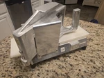 Winco TTS-188 Kattex Countertop 3/16" Straight Blade Manual Tomato Slicer. Fixed Price $15.00.