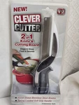 Clever Cutter 2 IN1 Knife Cutting Board Scissors Chops Veggies Slicer Chopper. Fixed Price $24.97.