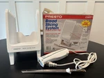 Vtg Presto Bread Slicing System Guide W/ Electric Knife 03823 Open Box. Fixed Price $44.95.