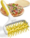 Orblue Pizza Dough Docker, Pastry Roller With Spikes, Docking Yellow. Fixed Price $13.40.