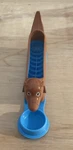 Evriholder Hot Dog And Slicer Snacks Fun Lunches For Kids Blue Brown. Fixed Price $14.99.