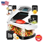Fullstar Vegetable Chopper - Food With Container, Spiralizer, Egg Sli.... Fixed Price $66.95.