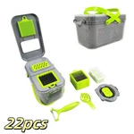 22PCS Multi-functional Kitchen Vegetable Cutter Gadget Set Fruit Chopper. Fixed Price $47.00.