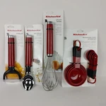 Kitchenaid Measuring Cups / Spoons & Whisk Peeler Ice Cream Hera Empire Red. Fixed Price $81.44.