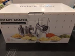 Ourokhome Rotary Cheese Grater Hand Crank, Kitchen Shredder Speed Mandolin. Fixed Price $25.00.