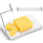 Zeayea Cheese Slicer, Marble Cutter With 6 Wires, 8 X 5 Heavy Duty.... Fixed Price $25.05.