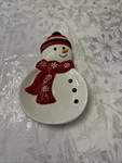 H Ceramic 10 Large Snowman Spoon Rest AA01B32016 Nwt Excellent Condition. Fixed Price $18.00.