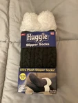 As Seen Tv Huggle Ultra Plush Non-slip Grips Charcoal Gray Socks Osfm. Fixed Price $10.00.
