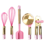 Paris Hilton 5 Piece Gadget Set With Pink Jewel Shaped Handle,. Fixed Price $35.95.