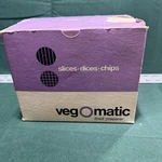 Vintage 1969 Ron Popeil Original Veg-o-matic Chopper #707 Box. Fixed Price $46.50.