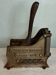 Vtg 1930 Bloomfield French Fry Cutter Cast Iron Heavy Made In Chicago, Ill.. Fixed Price $112.00.