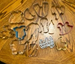 Baby Shower Cookie Cutter Set Dress Bear Elephant Metal Plastic 15 Pack. Fixed Price $25.00.