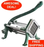3/8" Green French Fry Cutter Potato Slicer Dicer Copper Commercial Restaurant. Fixed Price $55.99.