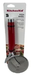 Kitchenaid Stainless Pizza Wheel Cutter Slicer Red W/ Finger Guard KE1130 *new*. Fixed Price $14.99.